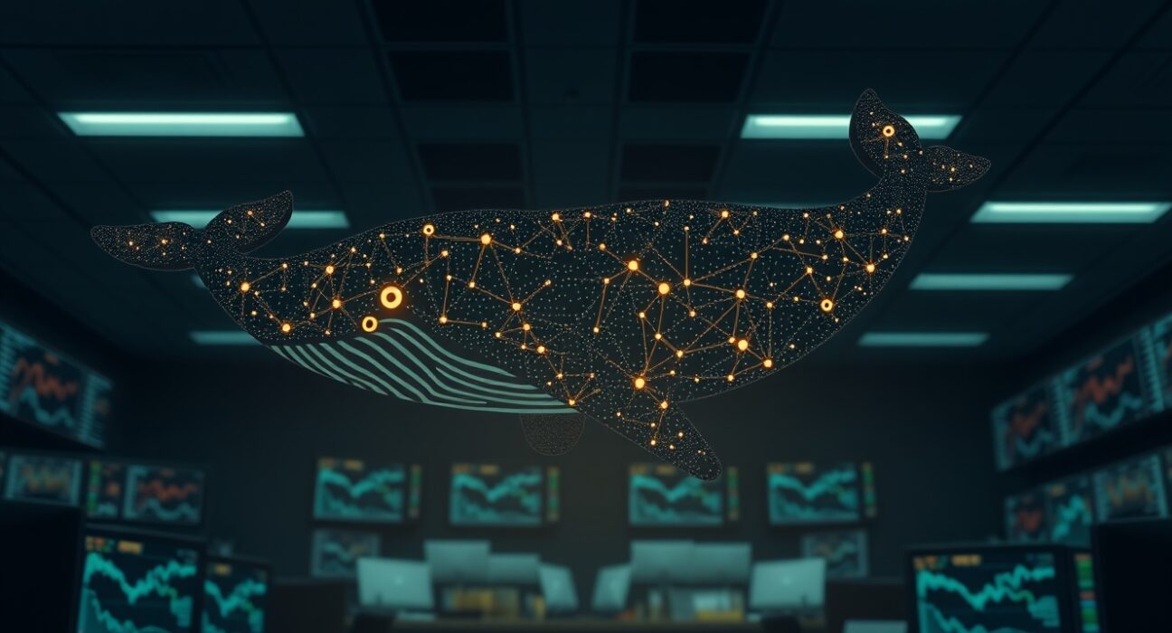 A crypto whale facing significant losses on Bitcoin and Ethereum short positions in a digital trading environment.