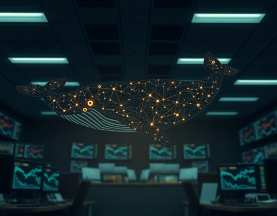 A crypto whale facing significant losses on Bitcoin and Ethereum short positions in a digital trading environment.