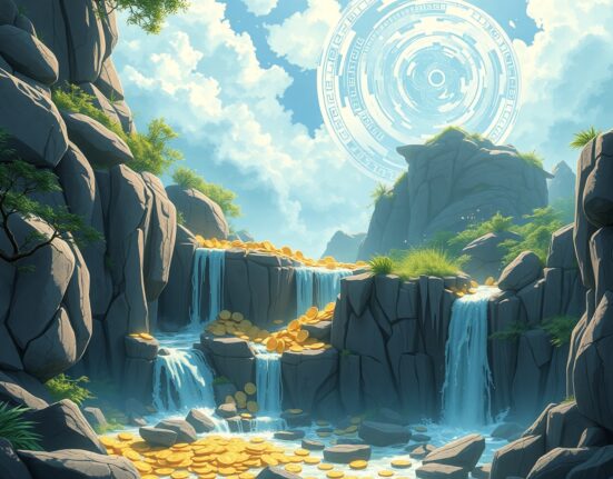 Cryptocurrency futures liquidations causing a cascade of digital assets in volatile market conditions.