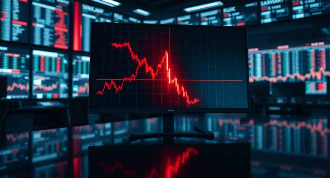 A chart visualizing the sharp $122 million cryptocurrency futures liquidations during market volatility.