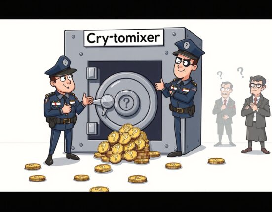 Authorities shutting down a cryptocurrency mixing service used for massive money laundering operations.