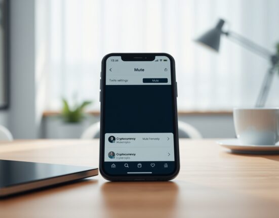 X platform mute settings menu showing cryptocurrency as a muted topic, illustrating the growing trend of users silencing crypto discourse.