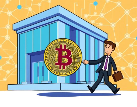 Cartoon showing a significant Cumberland Bitcoin transfer to an institutional platform, indicating market activity.