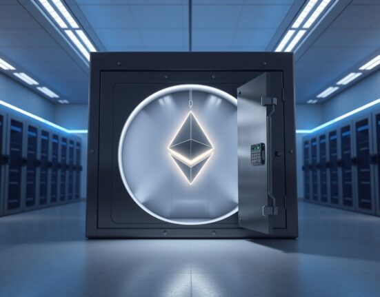 Institutional secure storage of Ethereum assets representing Cumberland's major withdrawal