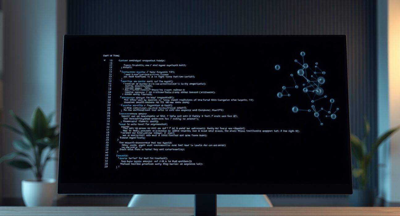 AI coding software interface representing Cursor's enterprise growth and multi-billion dollar funding round.
