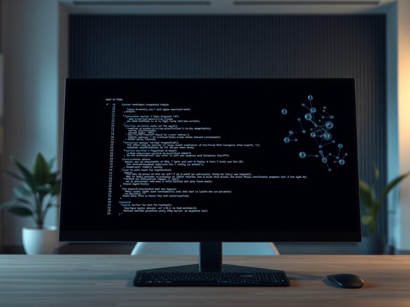 AI coding software interface representing Cursor's enterprise growth and multi-billion dollar funding round.