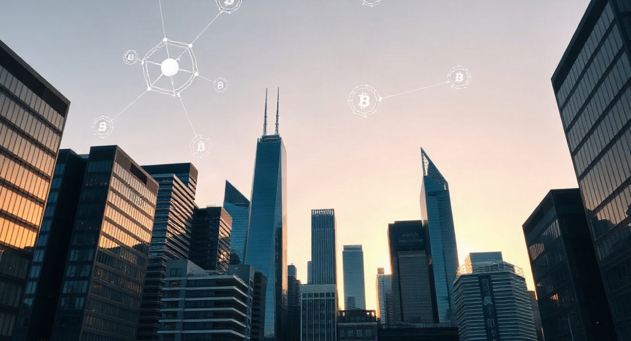 Changpeng Zhao's shift on RWA tokenization, digital assets over city skyline