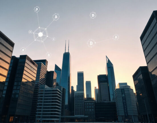 Changpeng Zhao's shift on RWA tokenization, digital assets over city skyline