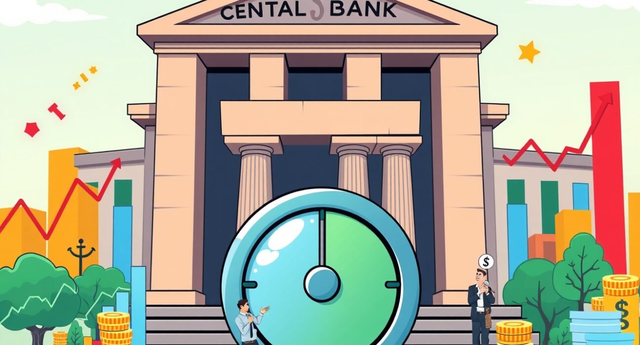 Dallas Fed official contemplating December rate cut decision amid economic charts