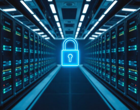 Digital padlock symbolizing extended token lockup period at DATA Network Foundation