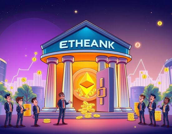 DBS Bank receives 3,000 ETH in a vibrant cartoon showing institutional crypto adoption