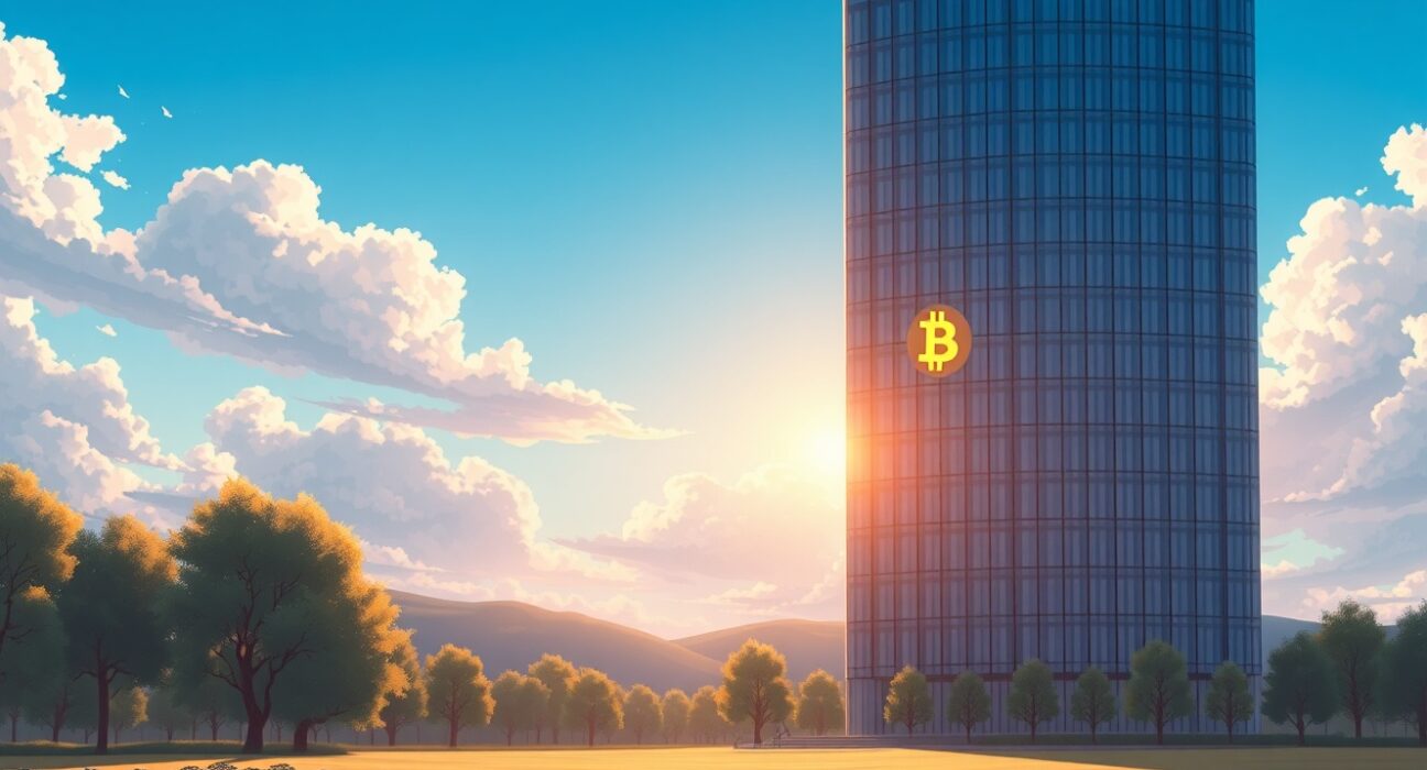 DDC Enterprise corporate Bitcoin investment strategy visualized as integrated digital asset.