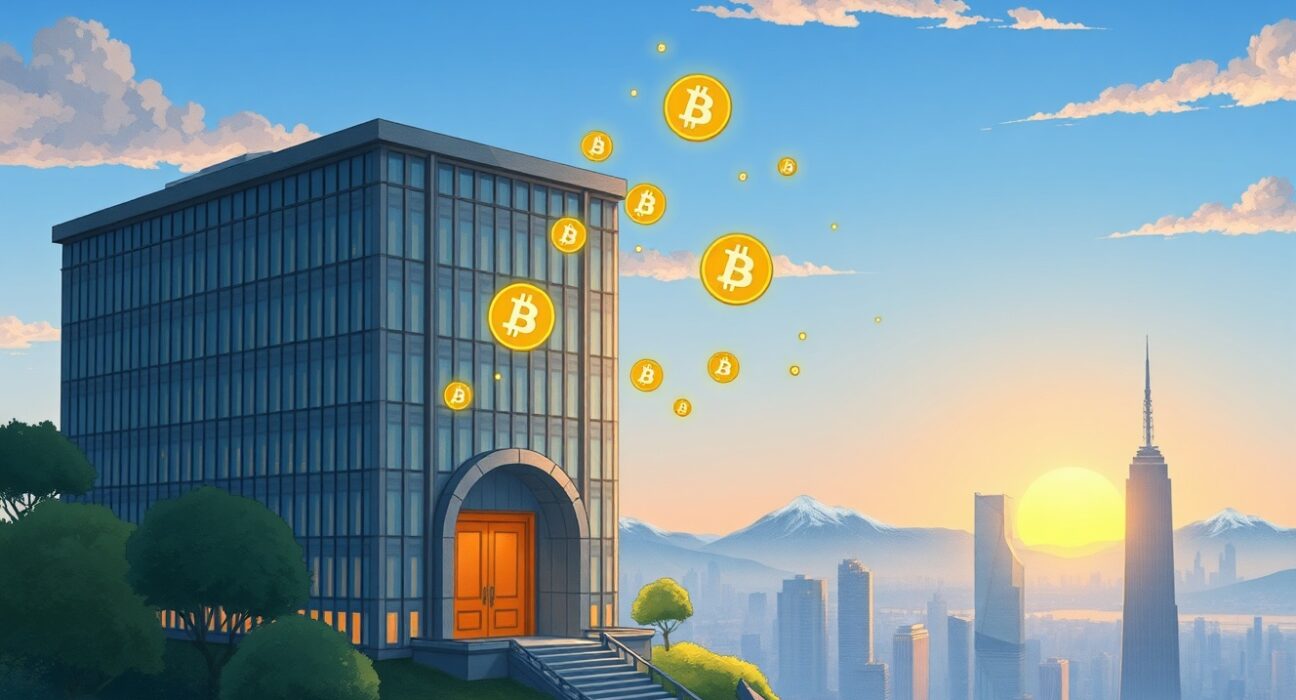 DDC Enterprise corporate Bitcoin treasury strategy visualized as digital assets protecting company value