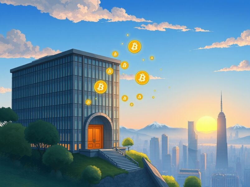 DDC Enterprise corporate Bitcoin treasury strategy visualized as digital assets protecting company value