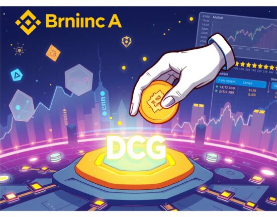 Binance Alpha platform adding the innovative DecentralGPT (DCG) token, symbolizing a new opportunity in early-stage crypto projects.