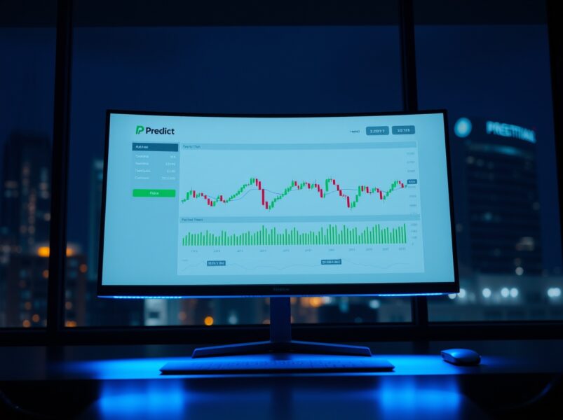 DeepBook Predict on-chain prediction market dashboard on Sui blockchain