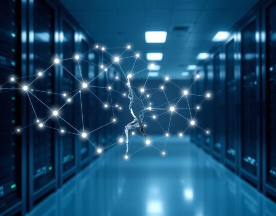 Conceptual image of a DeFi network security breach following the Drift Protocol hack.