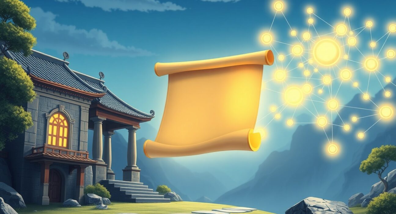 Illustration of the debate between traditional banking and decentralized finance over the CLARITY Act crypto bill.