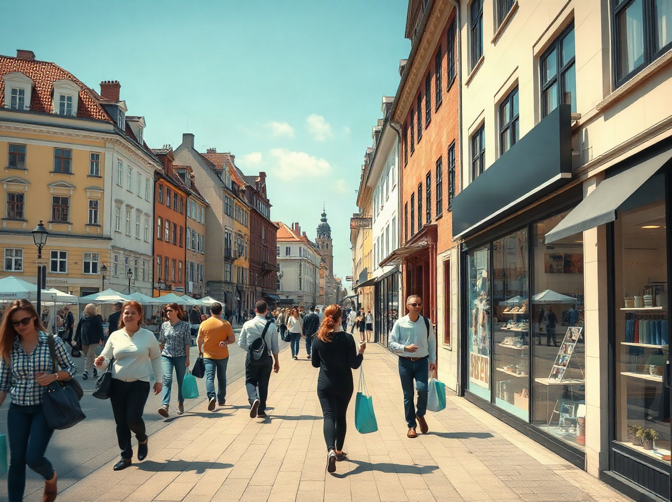 Denmark Retail Sales Rise 6.7% Year-on-Year in July, Accelerating from June
