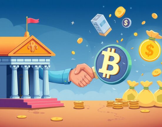 Deutsche Bank Strategy stock investment bridging traditional finance and cryptocurrency markets