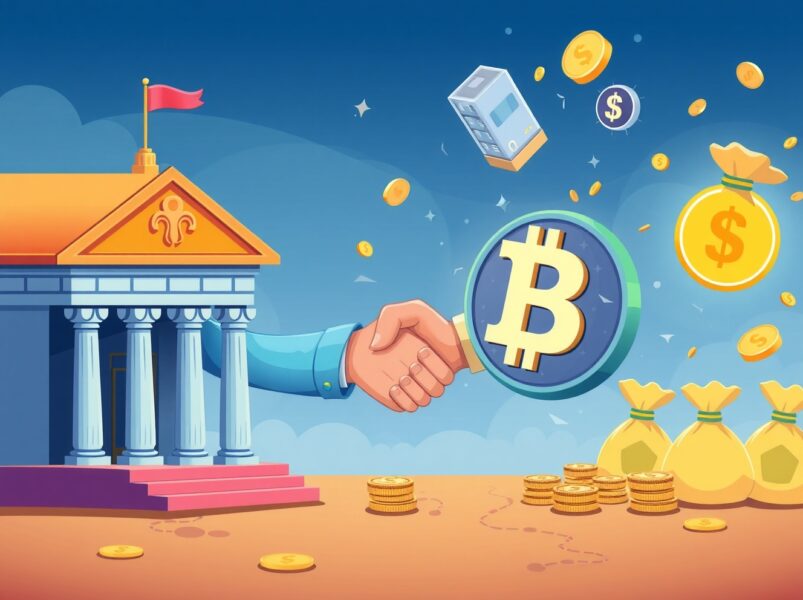 Deutsche Bank Strategy stock investment bridging traditional finance and cryptocurrency markets