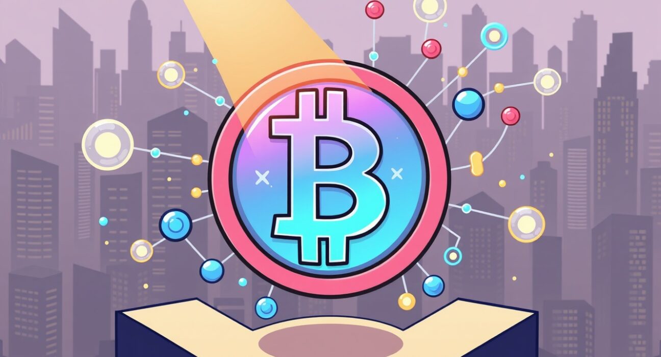 A cartoon illustration showing the growth and investment in DEX aggregator Liquid, highlighting its role in decentralized finance.