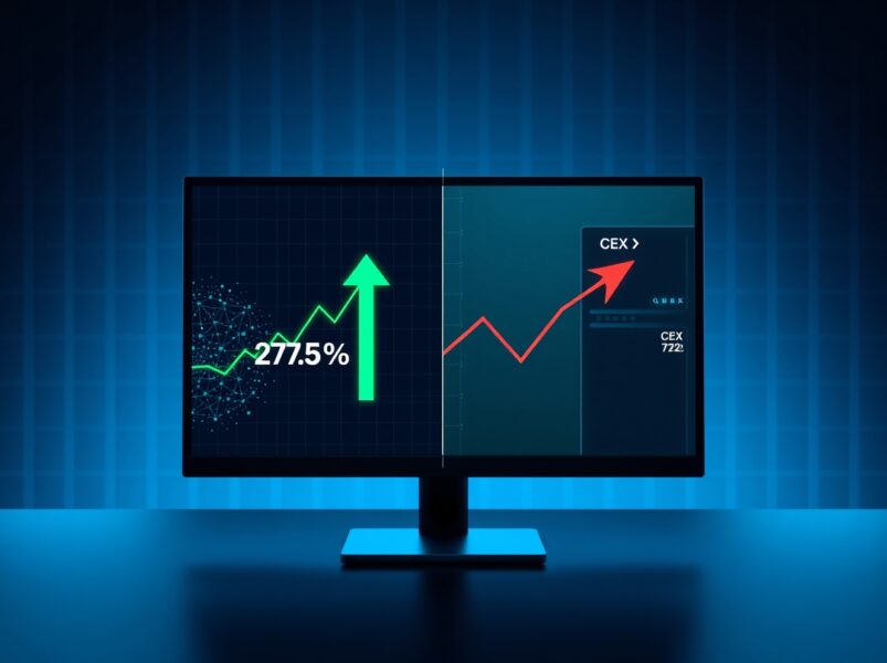 DEX Market Share Surges to 27.4% Against CEXs in Q1 2026 Despite Volume Drop