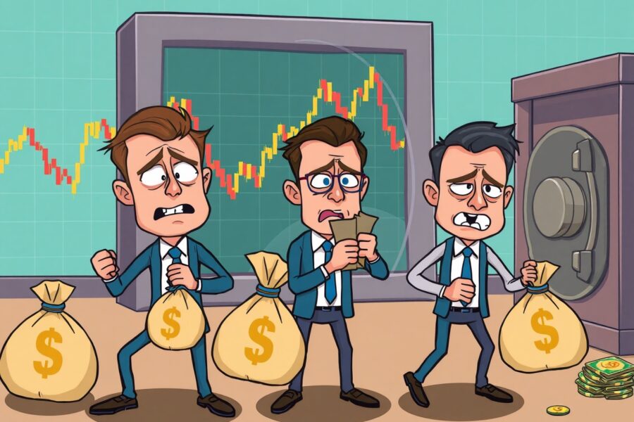 Digital asset funds experiencing massive investor withdrawals amid market uncertainty