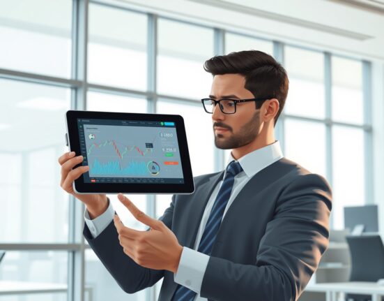 Financial analyst reviewing cryptocurrency market data showing digital asset inflow slowdown according to JPMorgan analysis