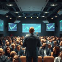 Keynote session at Digital Assets Week London with a large audience of professionals