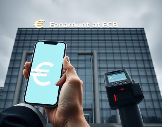 Digital euro payment standards partnership between ECB and industry groups reduces costs for tap-to-pay transactions