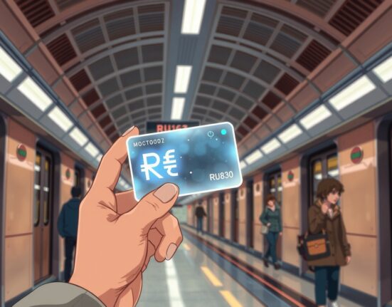 Digital ruble integration in Moscow subway system for transit card payments