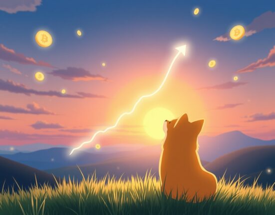 Dogecoin price prediction analysis showing potential path to $1 valuation by 2030