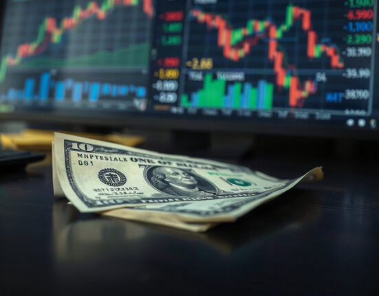 US dollar banknote with financial charts in background, representing currency crisis analysis