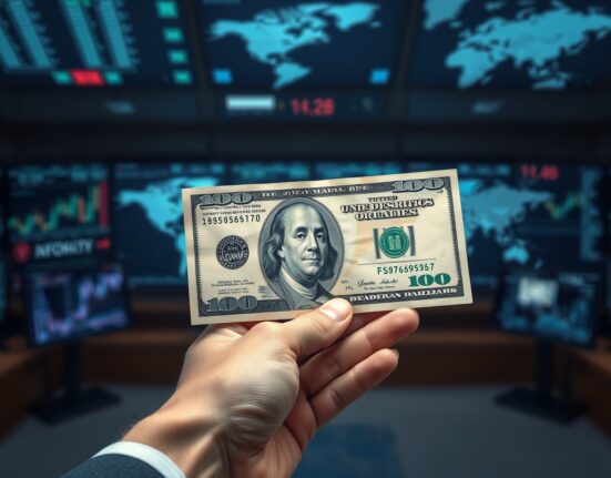 A weathered U.S. hundred-dollar bill symbolizes the crisis for dollar dominance as warned by a Harvard economist.