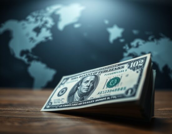 Close-up of US dollar bill symbolizing safe-haven demand amid geopolitical tensions