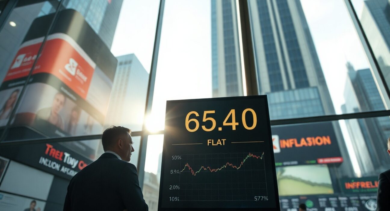 U.S. dollar index flat after consumer inflation data release