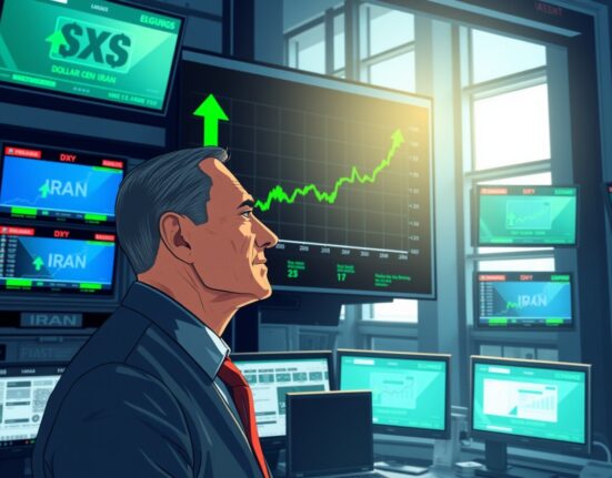 US dollar surges on trading floor as Iran conflict escalation drives safe-haven demand ahead of