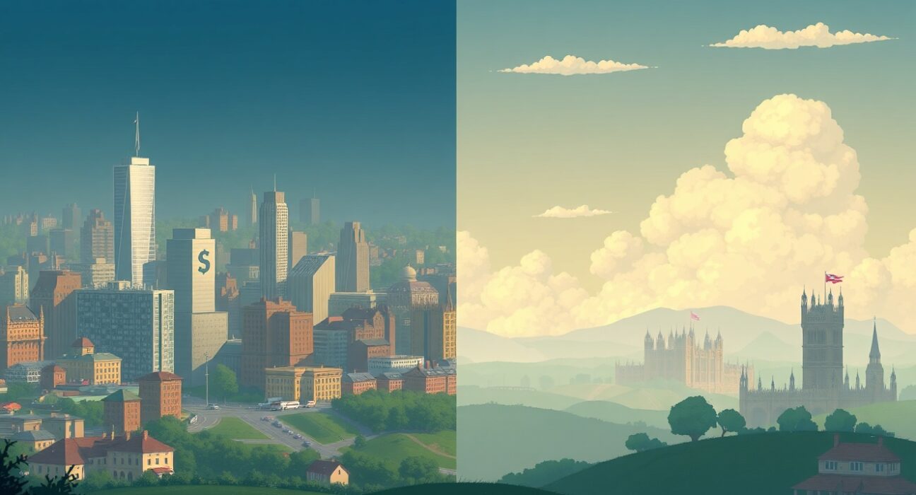 US dollar strengthens while British sterling falls due to political uncertainty and upcoming economic data releases