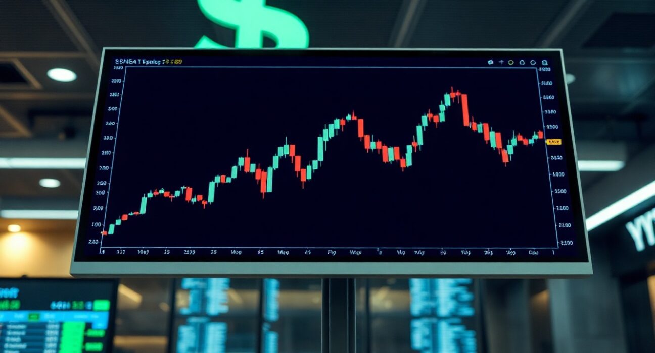 US Dollar Index chart showing upward trend amid geopolitical and Fed uncertainty