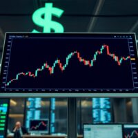 US Dollar Index chart showing upward trend amid geopolitical and Fed uncertainty