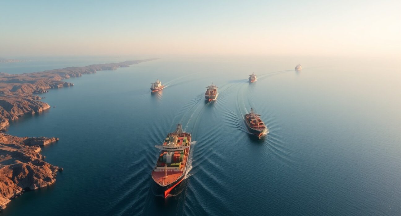 Strait of Hormuz reopening allows oil tanker traffic through critical shipping corridor