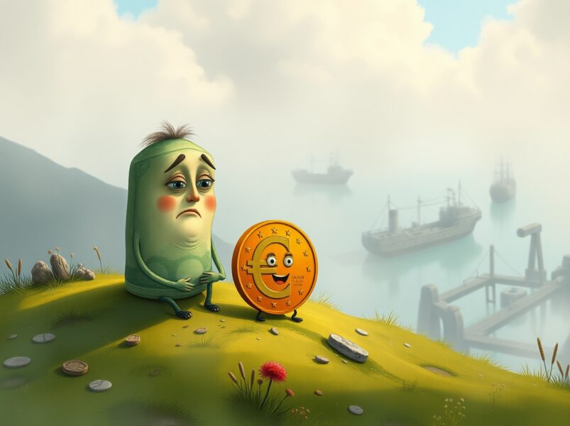 US Dollar Retreats: Navigating Renewed Trade Uncertainty as Euro and Sterling Edge Higher