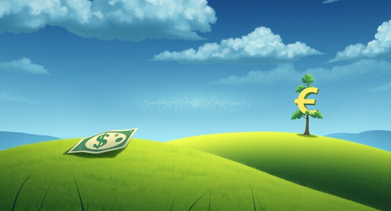 US dollar and euro currency values shift ahead of critical Nvidia earnings report impacting global markets.