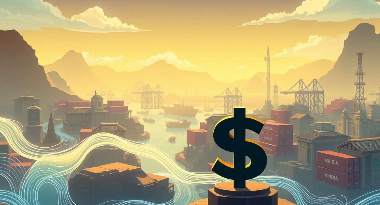 Analysis of US dollar stability after Nvidia results amid nuclear and tariff negotiations impacting global markets.