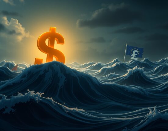US dollar strength during Middle East conflict as euro and British pound decline in currency markets