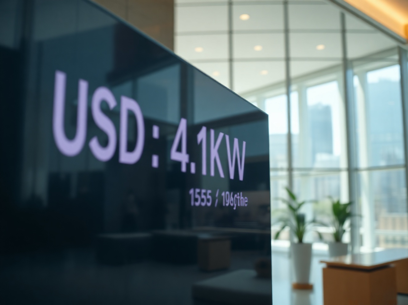 Dollar Surges Past 1,545 Won in Intraday Trading, Marking 19-Day High