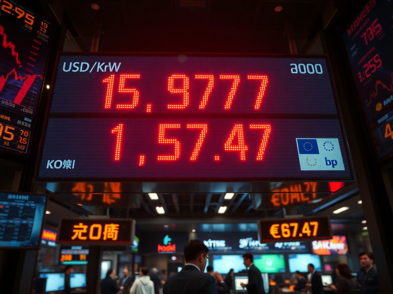 Dollar-Won Exchange Rate Breaches 1,537, Setting New All-Time Record