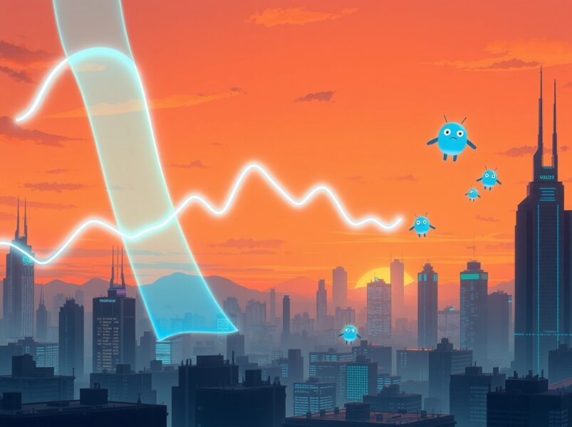 Analysis of Dow Jones futures charts showing decline due to rising tariff and geopolitical tensions in 2025.