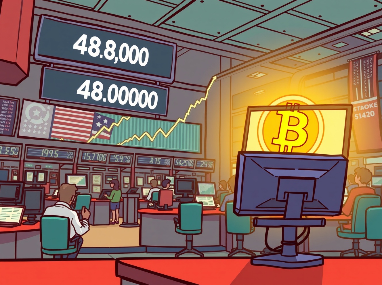 Dow Jones Milestone: Unprecedented 48,000 Surge and its Crypto Implications